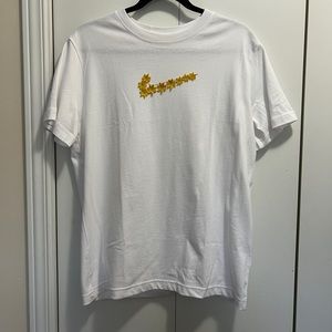 Nike swoosh flowers T-shirt